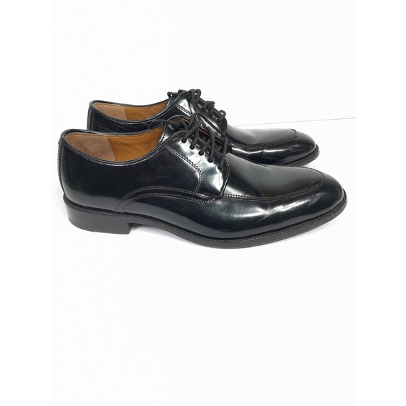Johnston & Murphy Bradford Moc Toe  Black Brush-Off Leather Men 8 D main image 5
